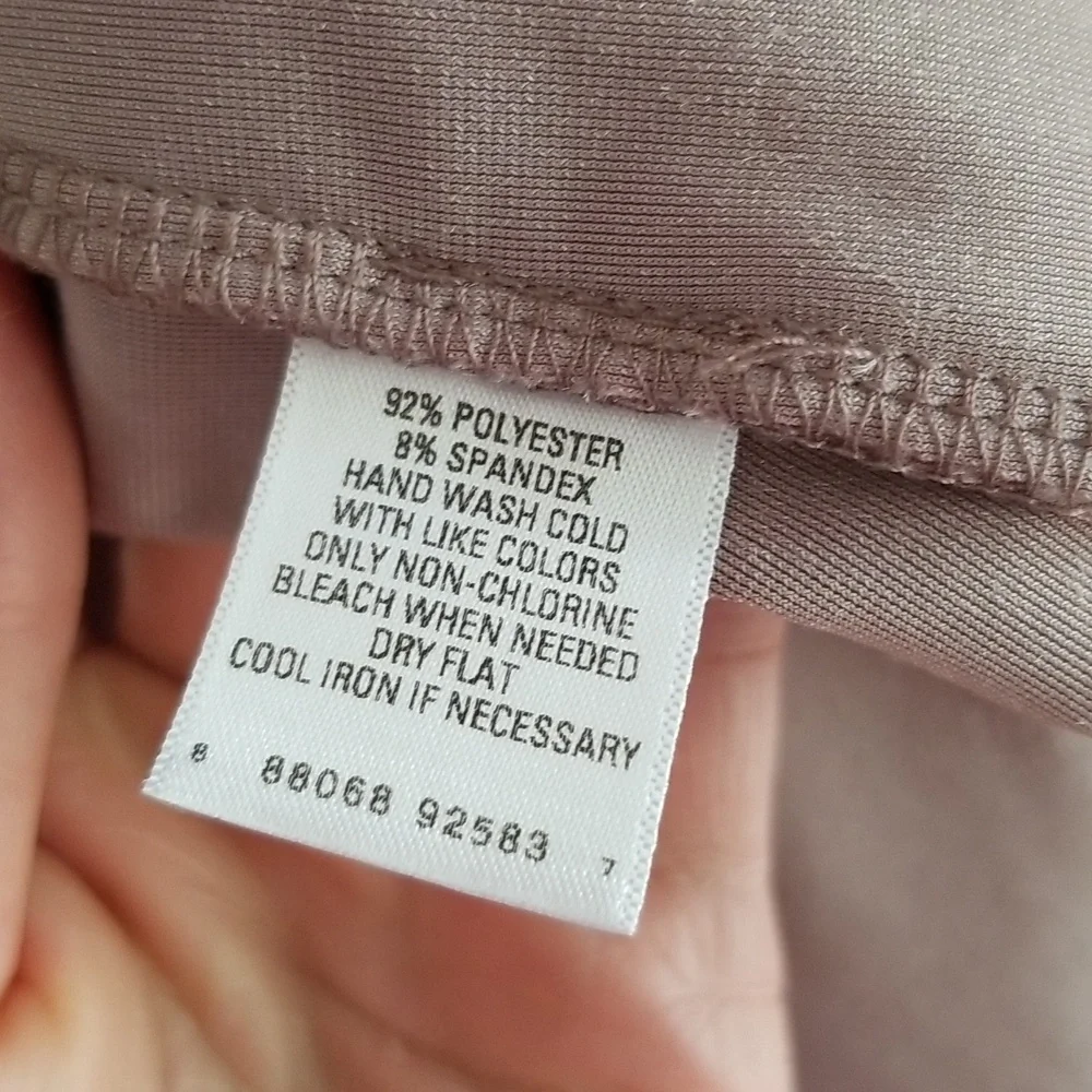 GNW Velvet Tank Top Velour Mock Turtle Neck - Picture 3 of 6